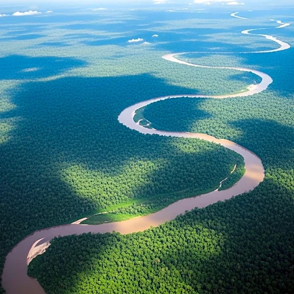 NASA Astronaut Captures Amazon River from Space, Highlighting Environmental Challenges