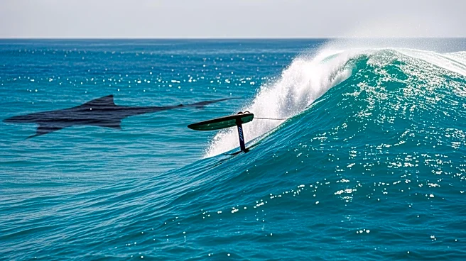 Foil Boarders Experience Shark Chase Off California Coast