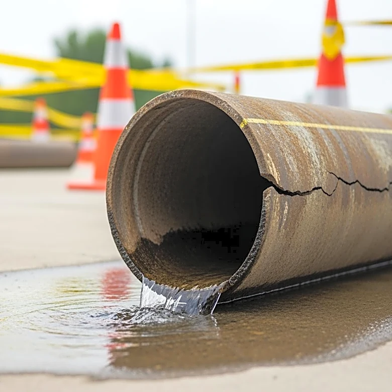 Water Main Break in Saginaw Disrupts City Services Following Contractor Incident