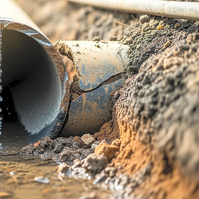 Contractor Incident Causes Water Main Break in Saginaw, Affecting Local Infrastructure