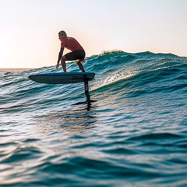 Foil Boarders Experience Shark Chase Off California Coast, Captured on Viral Video