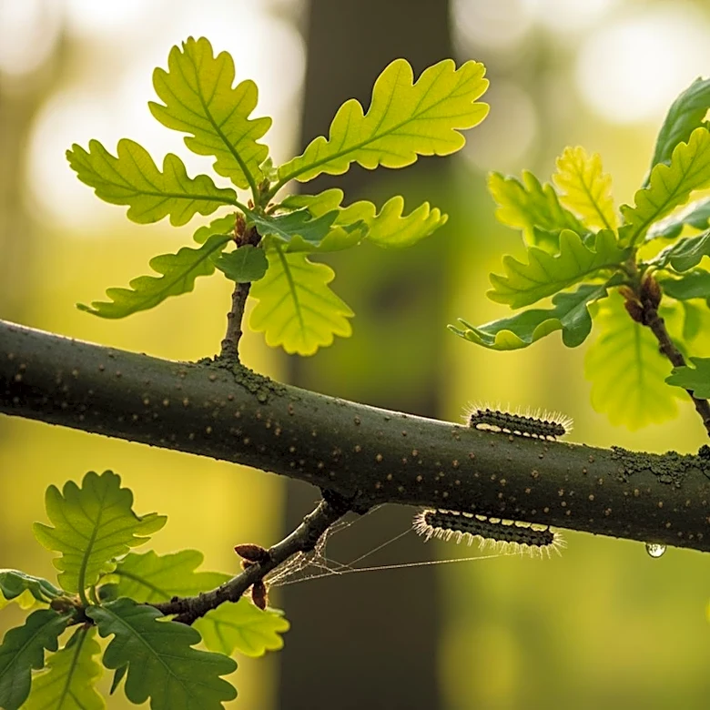 Oak Trees in Germany Use Delaying Tactics to Combat Caterpillar Infestation