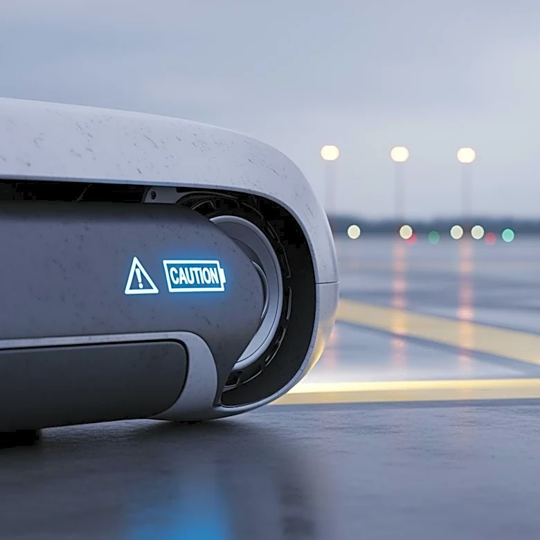 Robot Causes Flight Delay at Oakland Airport Due to Battery Issue