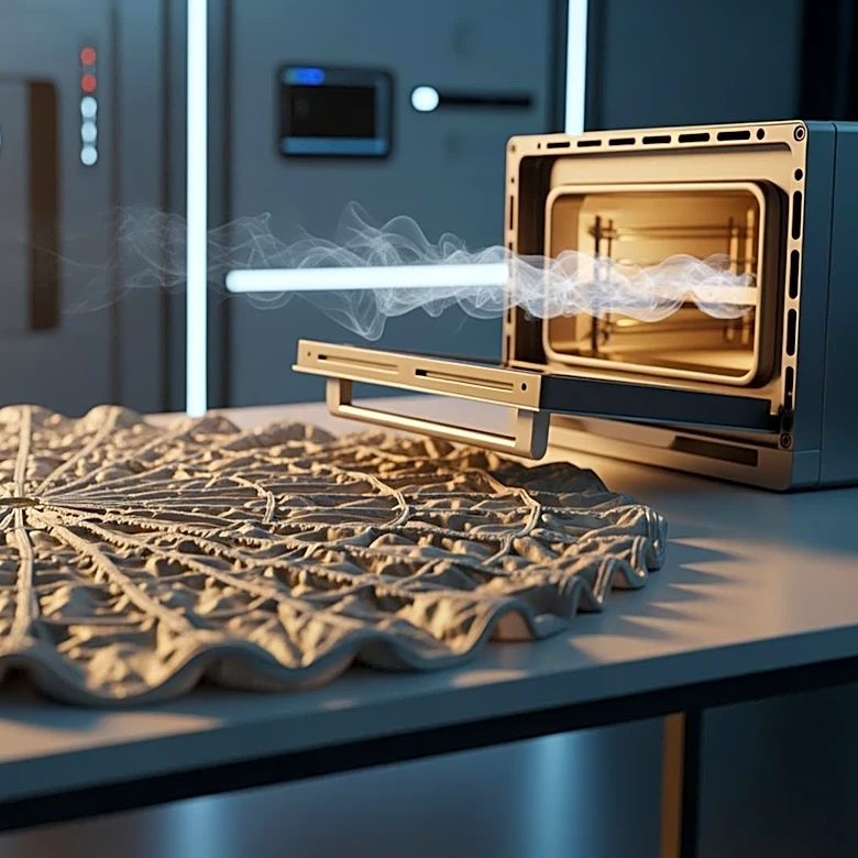 European Space Agency Prepares Mars Parachute with Unique Baking Process
