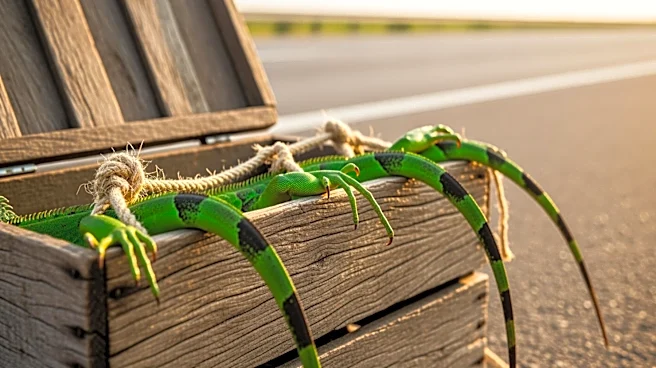 Florida Highway Patrol Discovers 13 Zip-Tied Iguanas During Traffic Stop