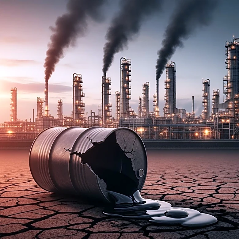 Ukrainian Drones Strike Russian Oil Hub, Environmental Disaster Worsens