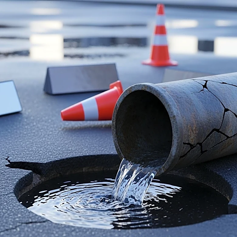 Water Main Break in Southwest Baltimore Causes Street Closures