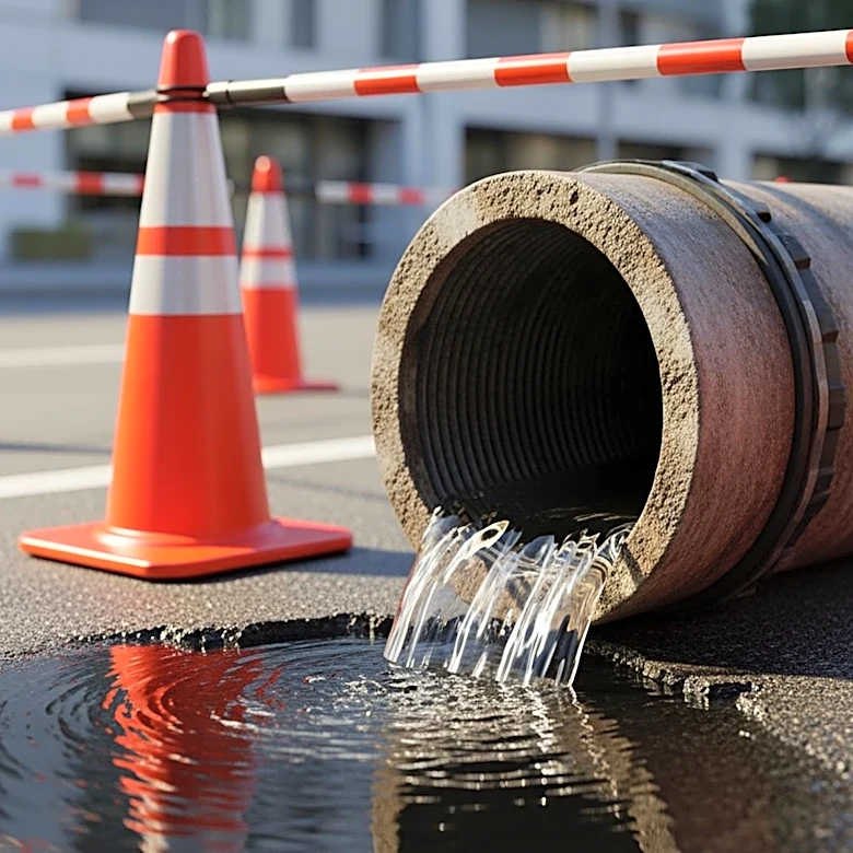 Water Main Break in Southwest Baltimore Causes Street Closures Near St. Agnes Hospital