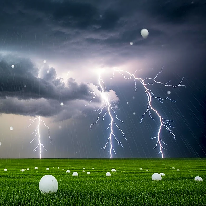 Severe Weather Threatens Southern U.S. with Storms and Hail