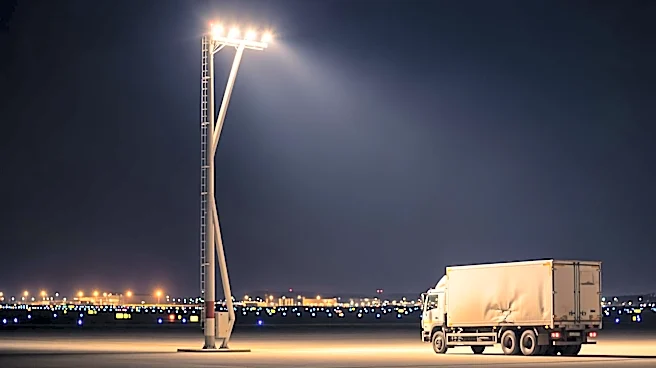 United Airlines Flight Collides with Light Pole During Newark Landing, Damages Truck