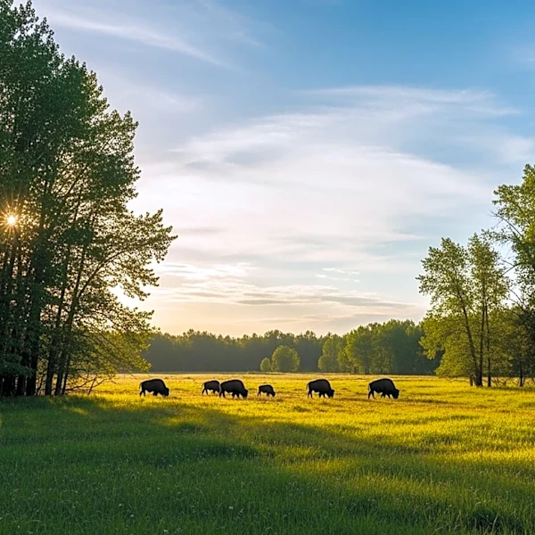 Kane County Forest Preserve Opens to Public with New Bison Herd