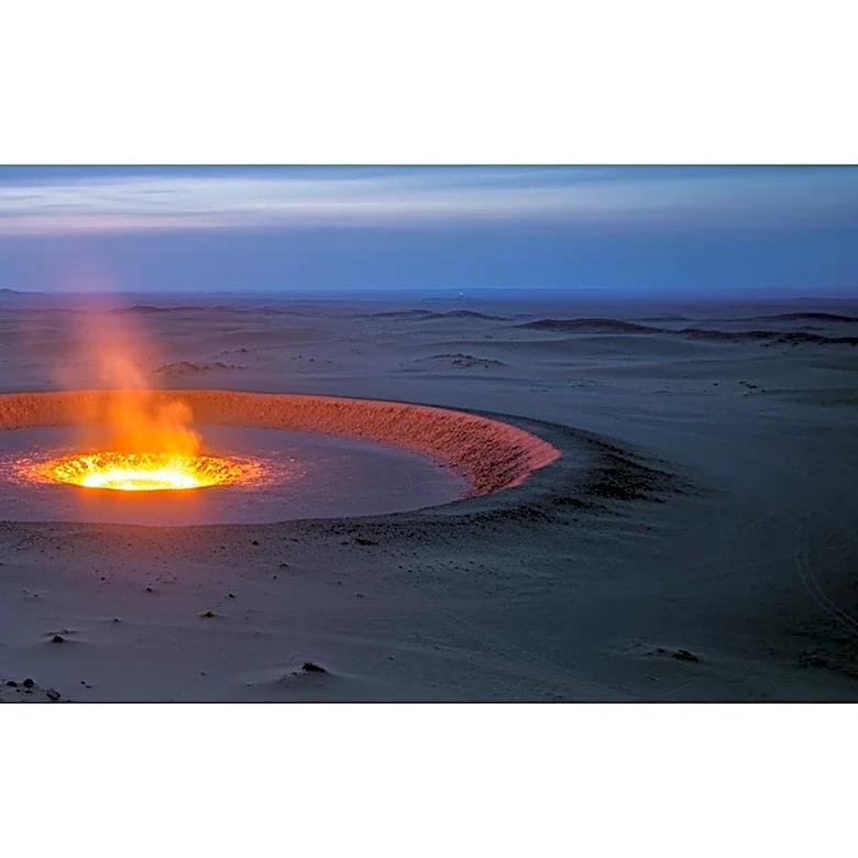Turkmenistan's 'Gates to Hell' Gas Crater Shows Significant Decline in Intensity