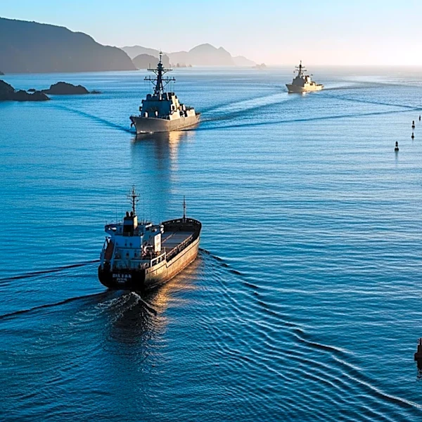 U.S. Navy Deploys Destroyers to Gulf Amid Iranian Blockade, Merchant Ships Cross Hormuz