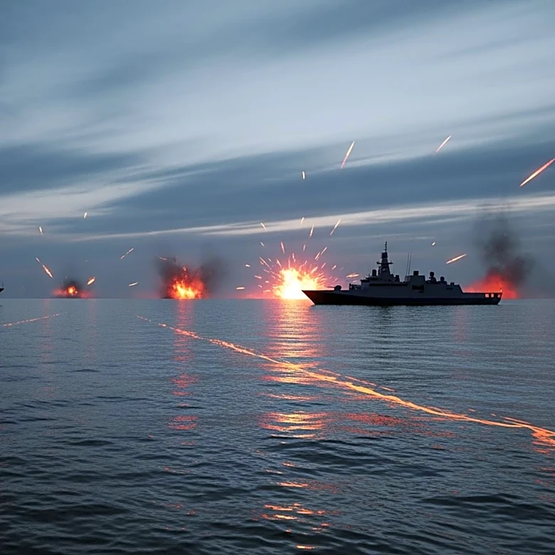 Iranian Forces Fire at U.S. Navy Vessels Amid Strait of Hormuz Tensions