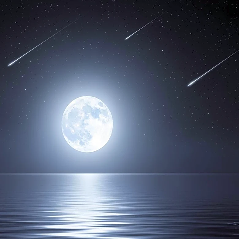 Eta Aquarid Meteor Shower Visibility Affected by Bright Moonlight