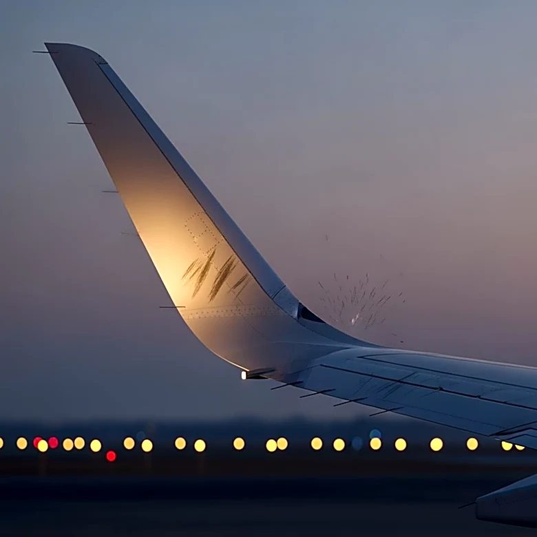 United Airlines Flight Strikes Pole During Newark Landing, Causing Minor Injuries