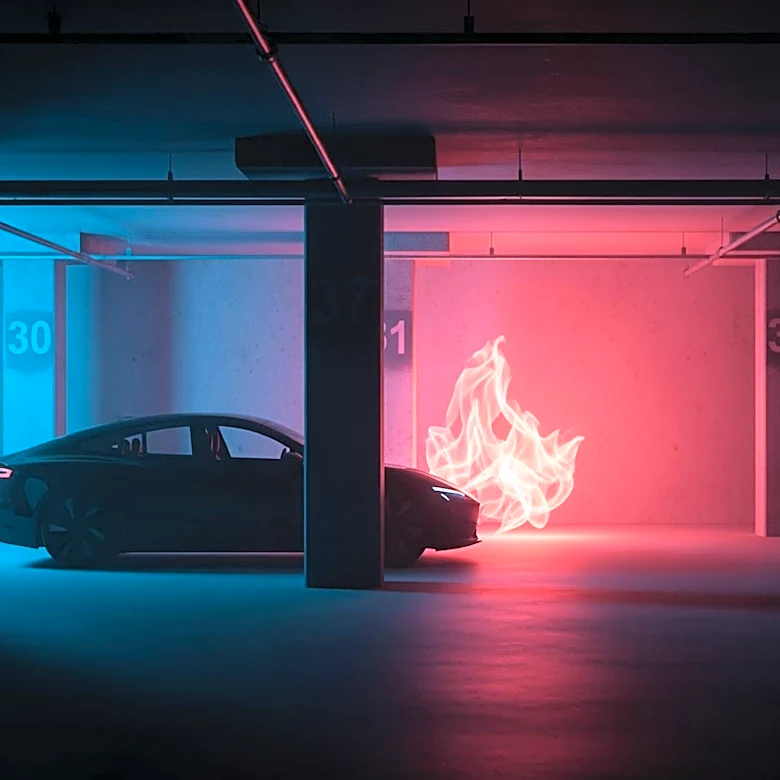 Electric Vehicle Fire in New Rochelle Parking Garage Injures Two