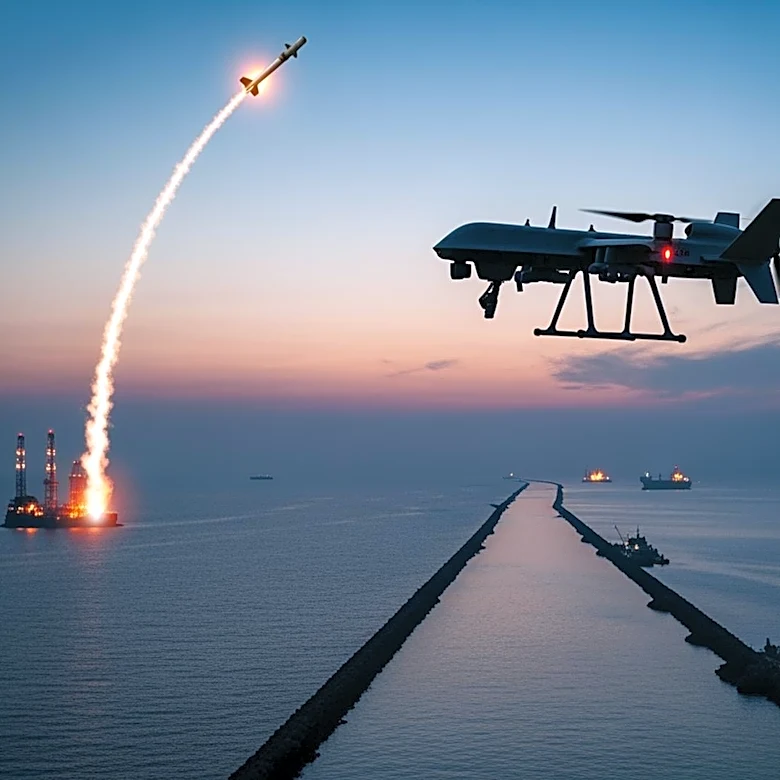 Iran Launches Drone and Missile Attacks on UAE Amid Strait of Hormuz Tensions