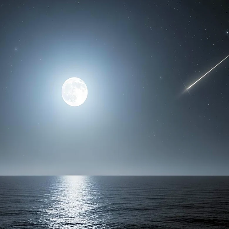 Eta Aquarid Meteor Shower Peaks with Limited Visibility Due to Bright Moon