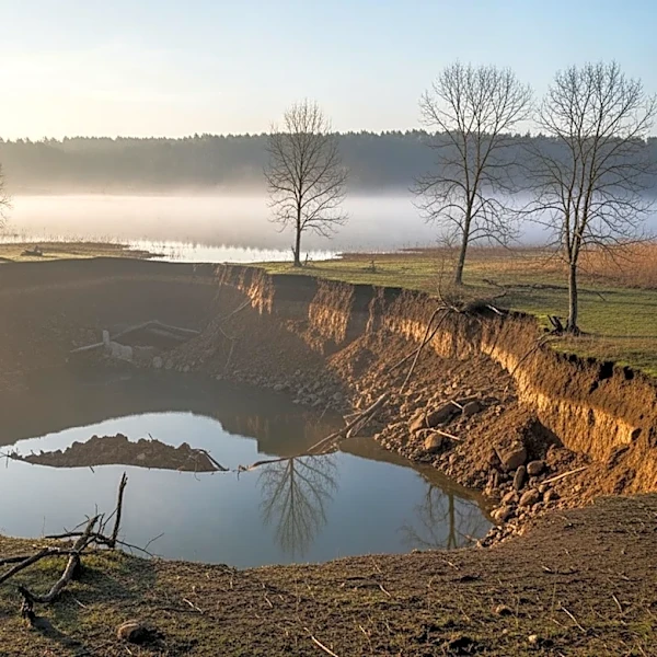 Canadian Lake Disappears After Sudden Collapse, Impacting Local Ecosystem