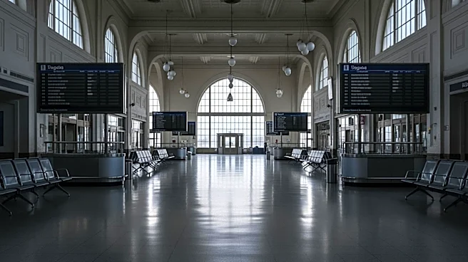 Spirit Airlines Shutdown Leaves LaGuardia's Historic Terminal Deserted