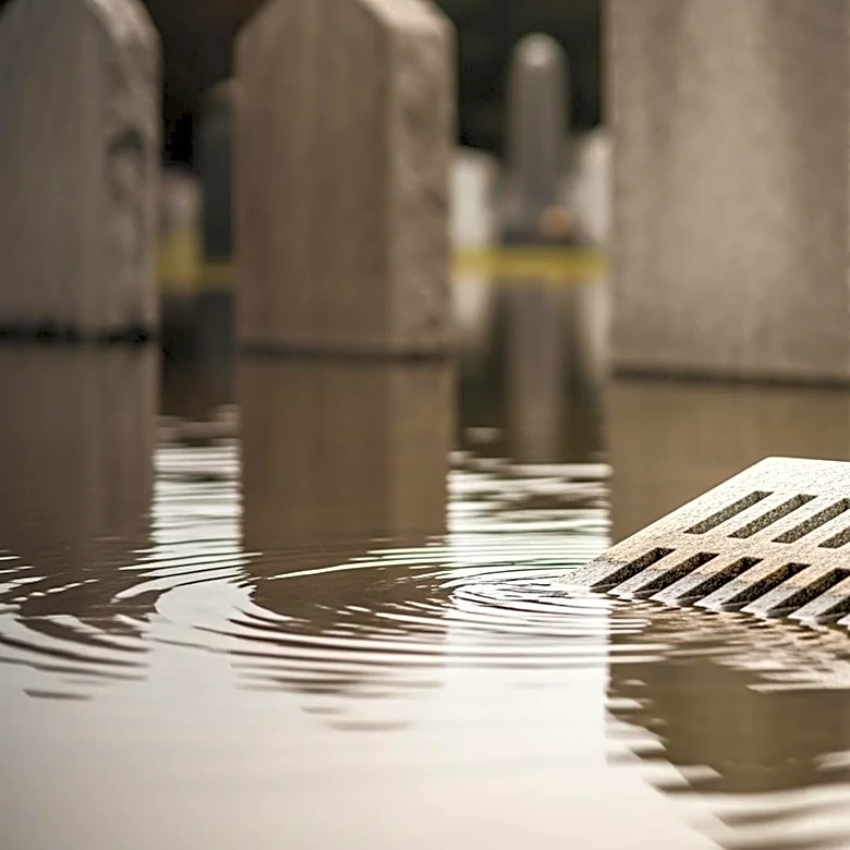 Flooding at Mount Zion Cemetery in Collingdale Due to Drain Pipe Issue