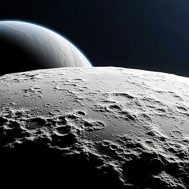 Juno Spacecraft Captures Detailed Image of Jupiter's Moon Thebe