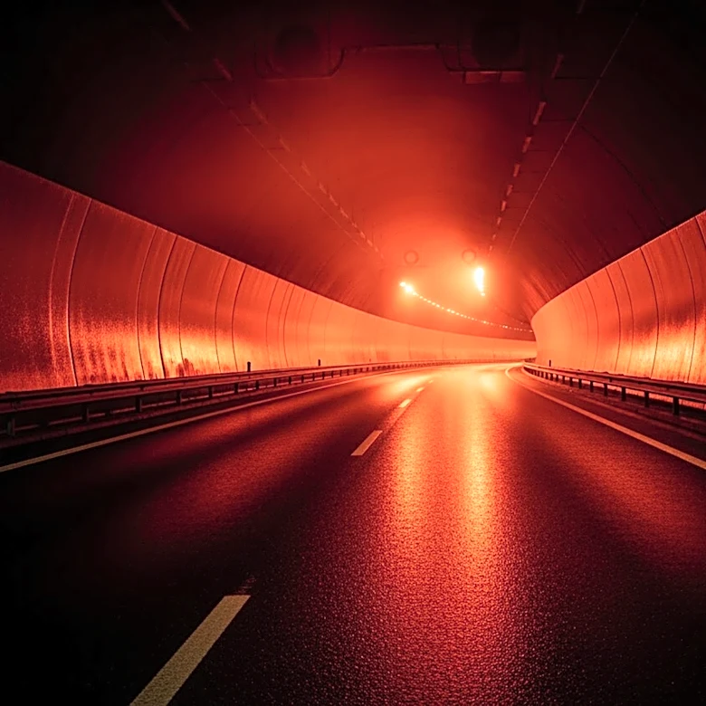 Tunnel Fire Keeps Northbound 110 Freeway Closed in Los Angeles