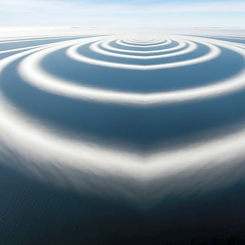 NASA Captures Stunning Von Kármán Vortex Streets Near Antarctica's Peter I Island