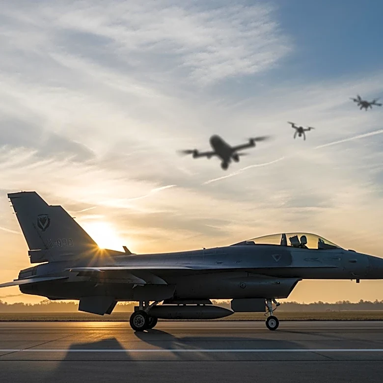 Latvia Scrambles Jets as Drones Enter NATO Airspace from Russia
