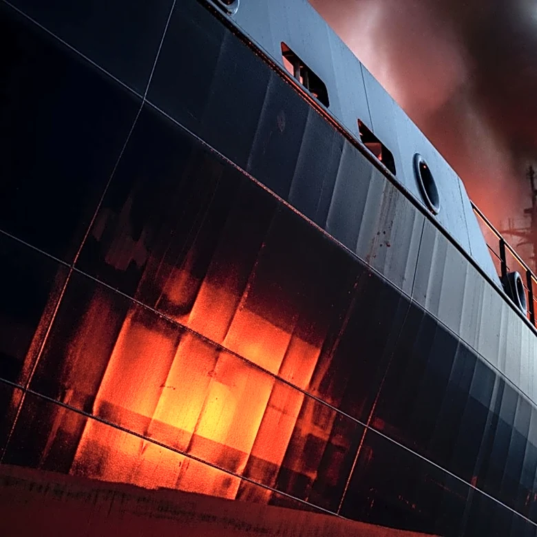 Explosion and Fire on HMM Vessel Raises Questions Amid Iran Denial