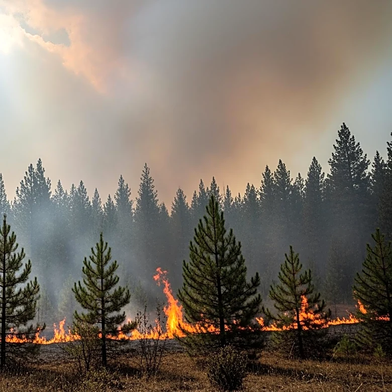 Pine Mountain Prescribed Burn Escalates to Wildfire, Prompting Emergency Response