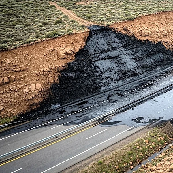 Passenger Train and Oil Tanker Collision on Highway 6 Causes Major Oil Spill