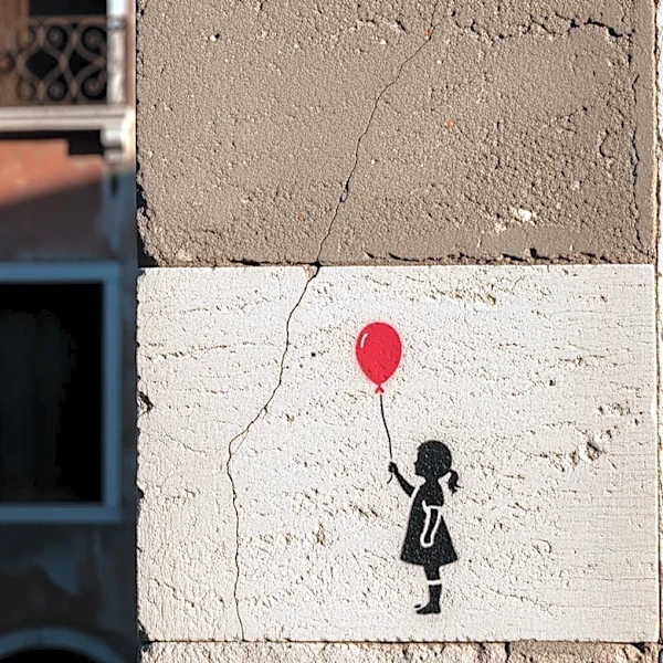 Banksy's Restored Venice Mural 'Migrant Child' to Tour the City