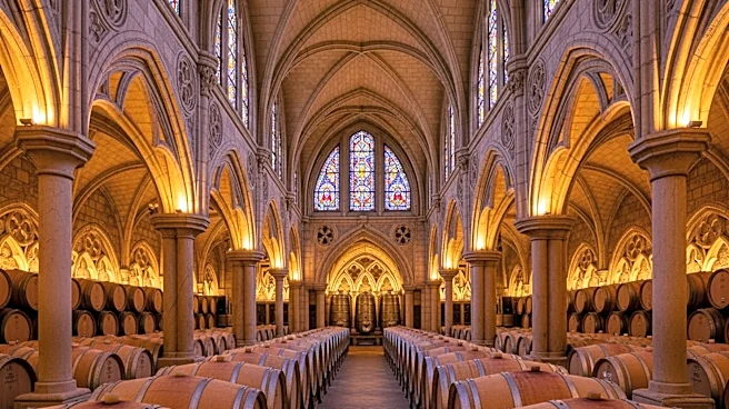 Château Angelus Unveils Cathedral-Inspired Underground Vault for Wine Production