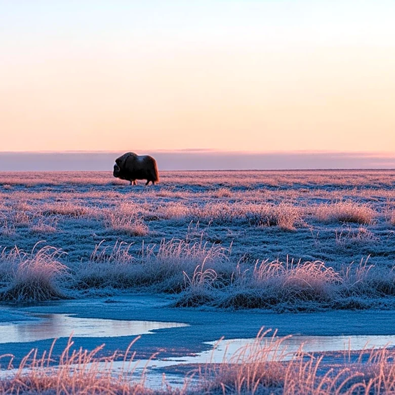 Canadian Muskoxen Threatened by Emerging Diseases and Climate Change