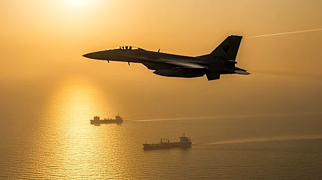 US Navy Fighter Jet Disables Iranian Tankers Amid Blockade Enforcement