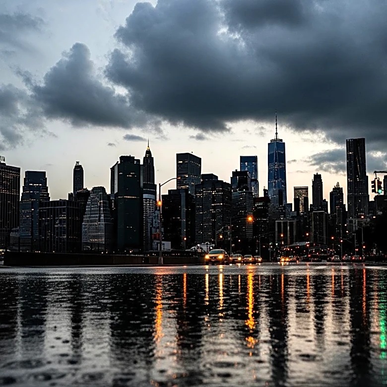 New York Prepares for Overnight Showers as Weather Patterns Shift