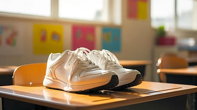 Broncos Players Marvin Mims and Pat Bryant Distribute New Shoes to Denver Students