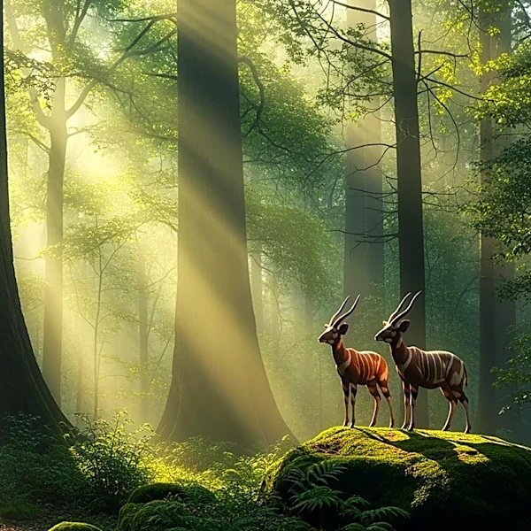 Conservationists Reintroduce Rare Mountain Bongos to Kenyan Forests to Boost Population