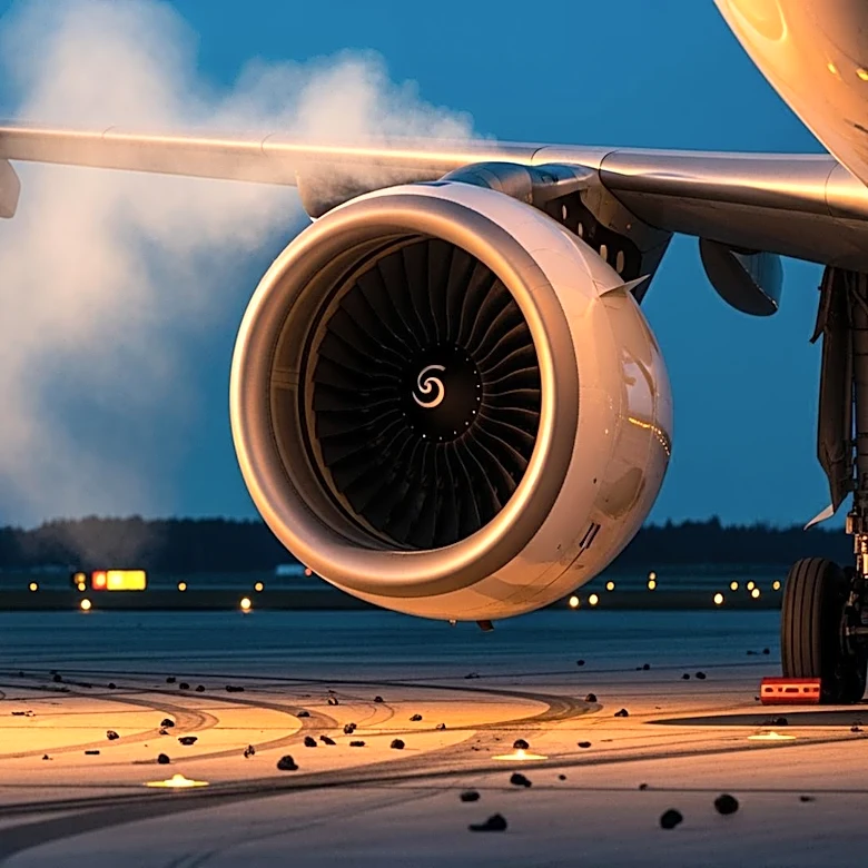 Frontier Airlines Plane Strikes Person on Runway at Denver Airport, Causing Engine Fire