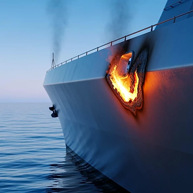 British Military Reports Ship Fire After Projectile Hit Near Qatar Amid Iran Ceasefire