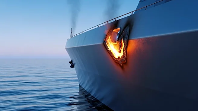 British Military Reports Ship Fire After Projectile Hit Near Qatar Amid Iran Ceasefire