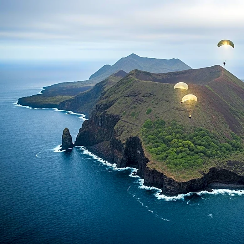 British Paratroopers Conduct Airdrop on Tristan da Cunha for Hantavirus Case