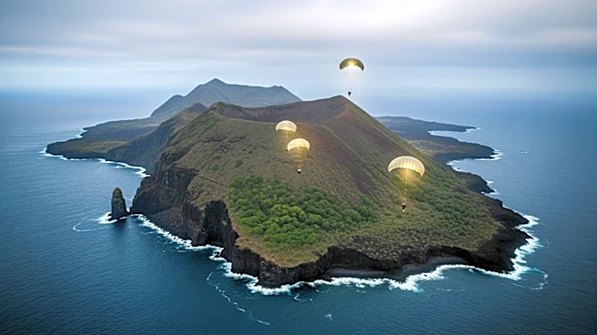 British Paratroopers Conduct Airdrop on Tristan da Cunha for Hantavirus Case