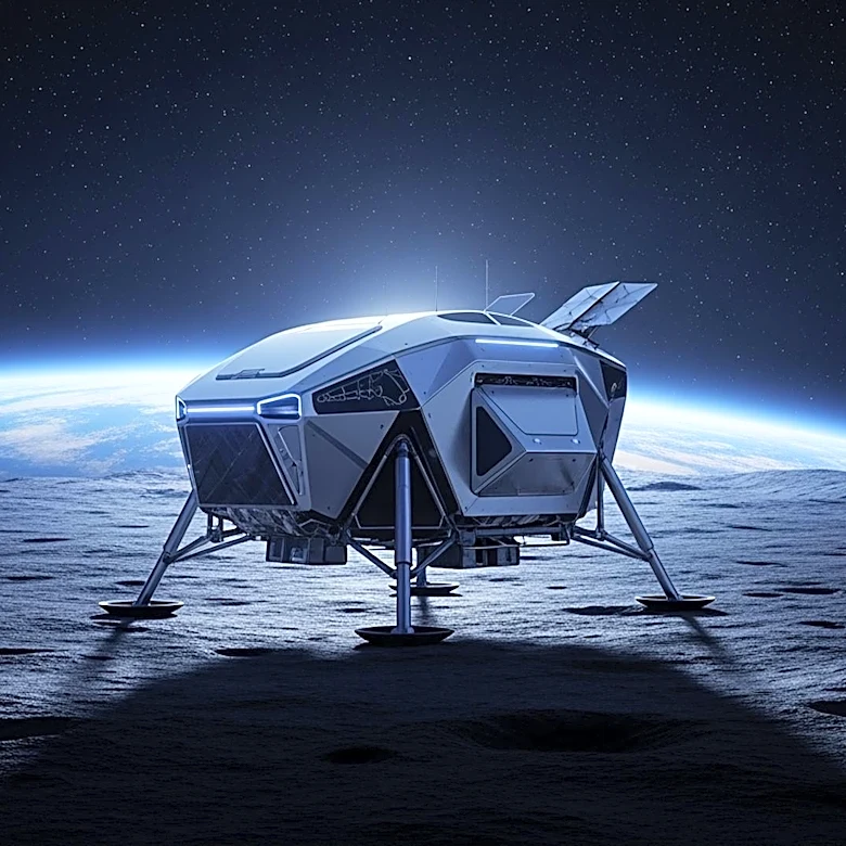 NASA Begins Training with Blue Origin's Moon Lander Prototype for 2028 Lunar Mission