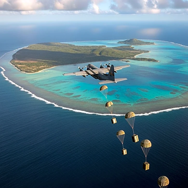 RAF Conducts Airdrop for Suspected Hantavirus Case on Remote Island
