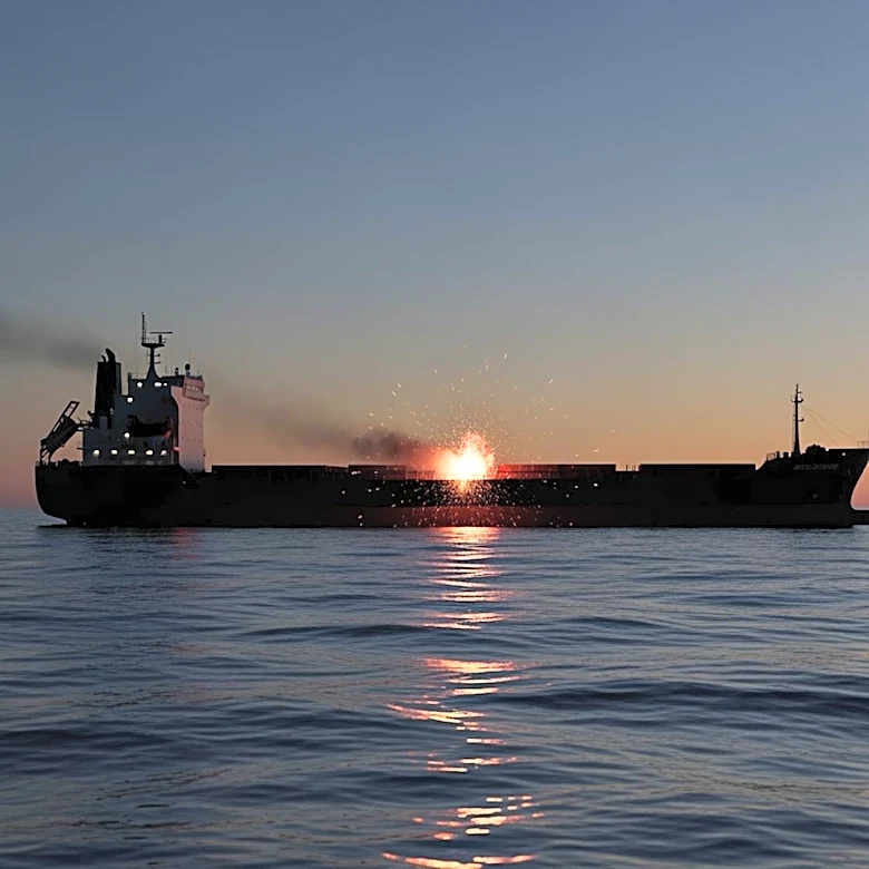Iran Ceasefire Tested as Cargo Ship Hit by Projectile Off Qatar's Coast