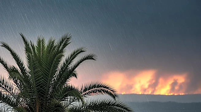 South Florida Faces Heavy Rain and Thunderstorms Amid Ongoing Wildfires