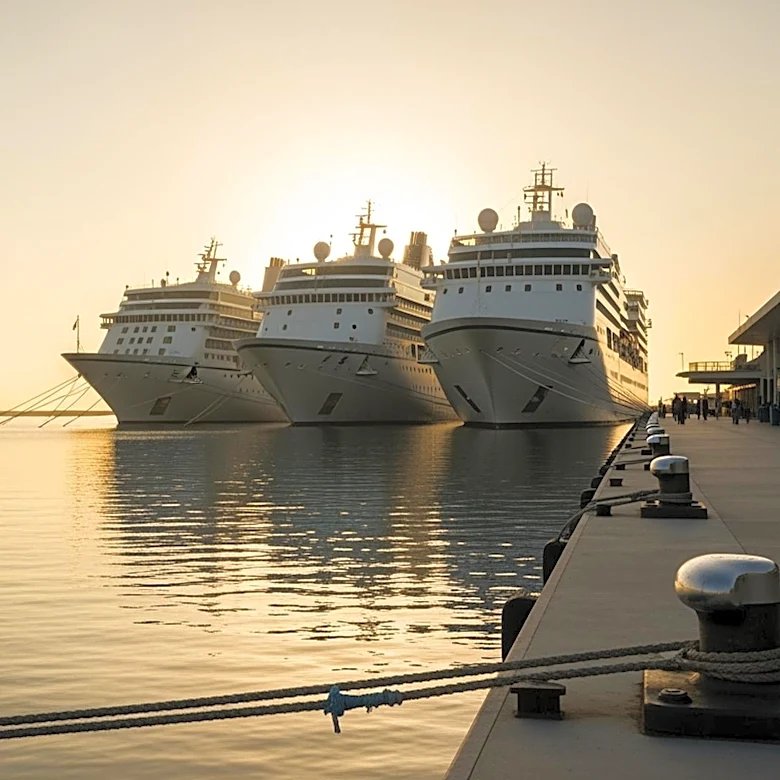 Port of Dover Hosts Four Cruise Ships Simultaneously, Marking a Milestone